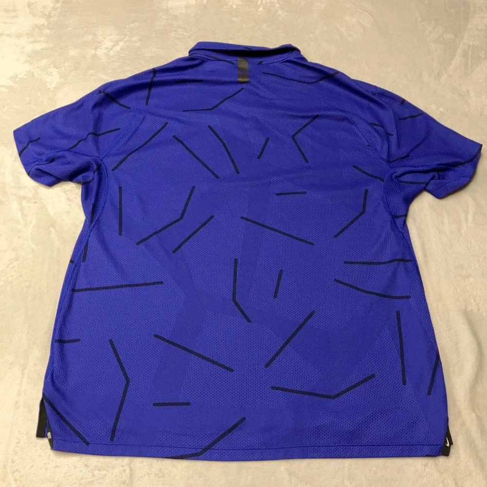 Nike Tiger Woods Collection Course Map Polo Shirt Dri-Fit Mens L CU9784-471